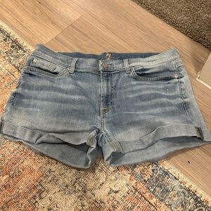 7 for All Mankind denim shorts size 32